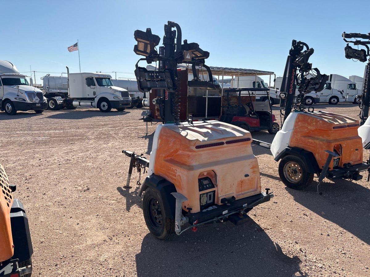 Used 2017 GENERAC MOBILE PRODUCTS MLT6SMDS 6KW S/A BUMPER PULL LIGHT TOWER