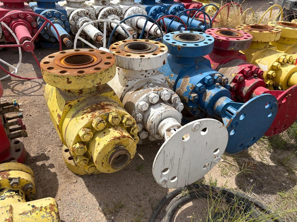 Used (3x$) (3) 7-1/16” frac valves