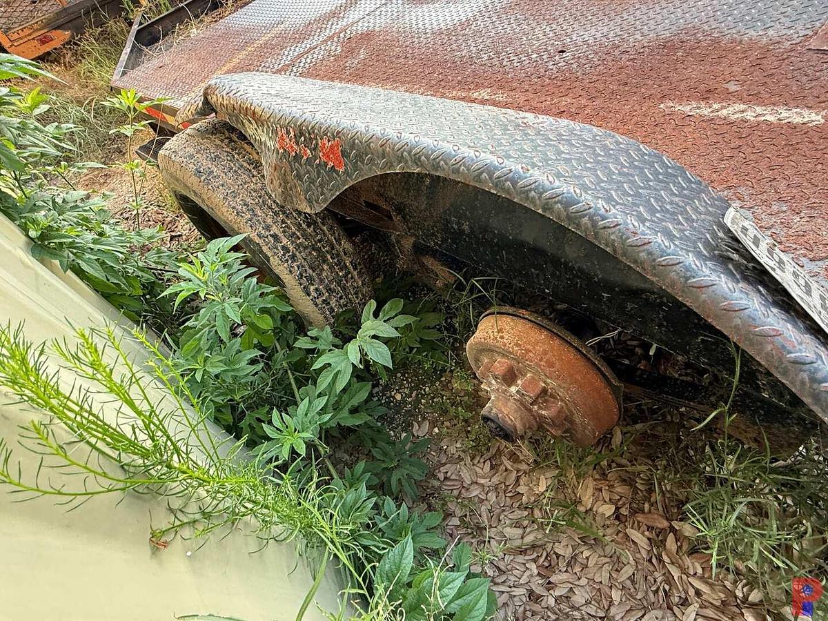 Used 12’ T/A STEEL FLATBED BUMPER PULL TRAILER