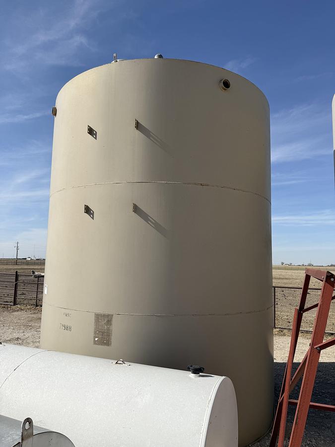 Used 2006 CRALL PRODUCTS 12’ DIA X 15’ H 300 BBL CRUDE OIL STORAGE TANK