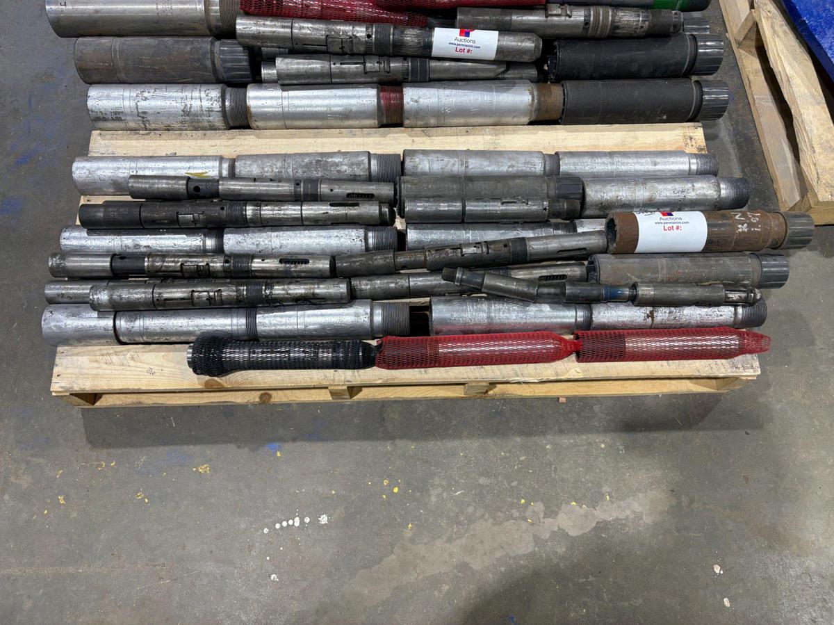 Used (12) 1.875 pump through plugs (Dart Valves) w/ (14) nipples