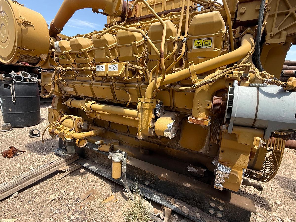Used CATERPILLAR 3512 DRILLING MUD PUMP DIESEL ENGINE