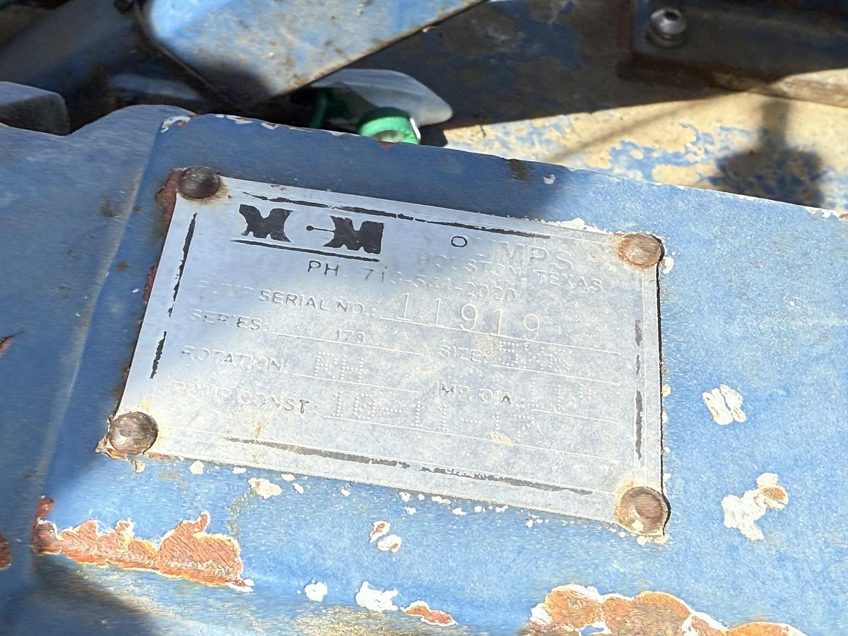 Used 2018 KERR T60 10K WP TRIPLEX WELL SERVICE PUMP P/B CATERPILLAR C18 630-HP, SKIDDED