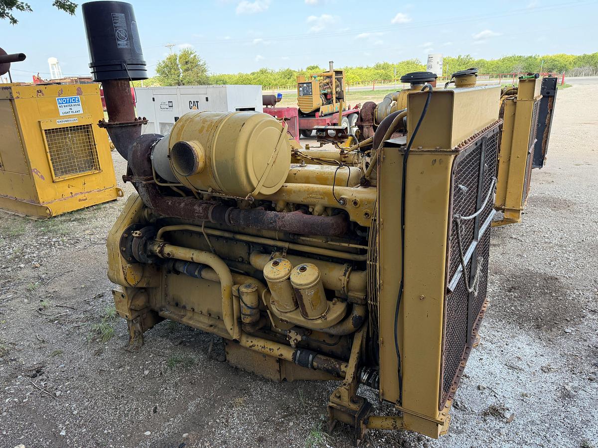 Used CATERPILLAR D353E DIESEL ENGINE W/ RADIATOR