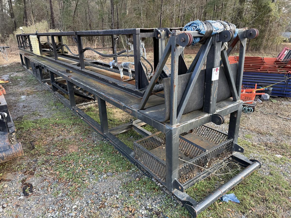 Used (1) 40’L  X 42”W & (1) 40’L X 32”W HYDRAULIC CATWALKS SKIDDED (NO POWER)