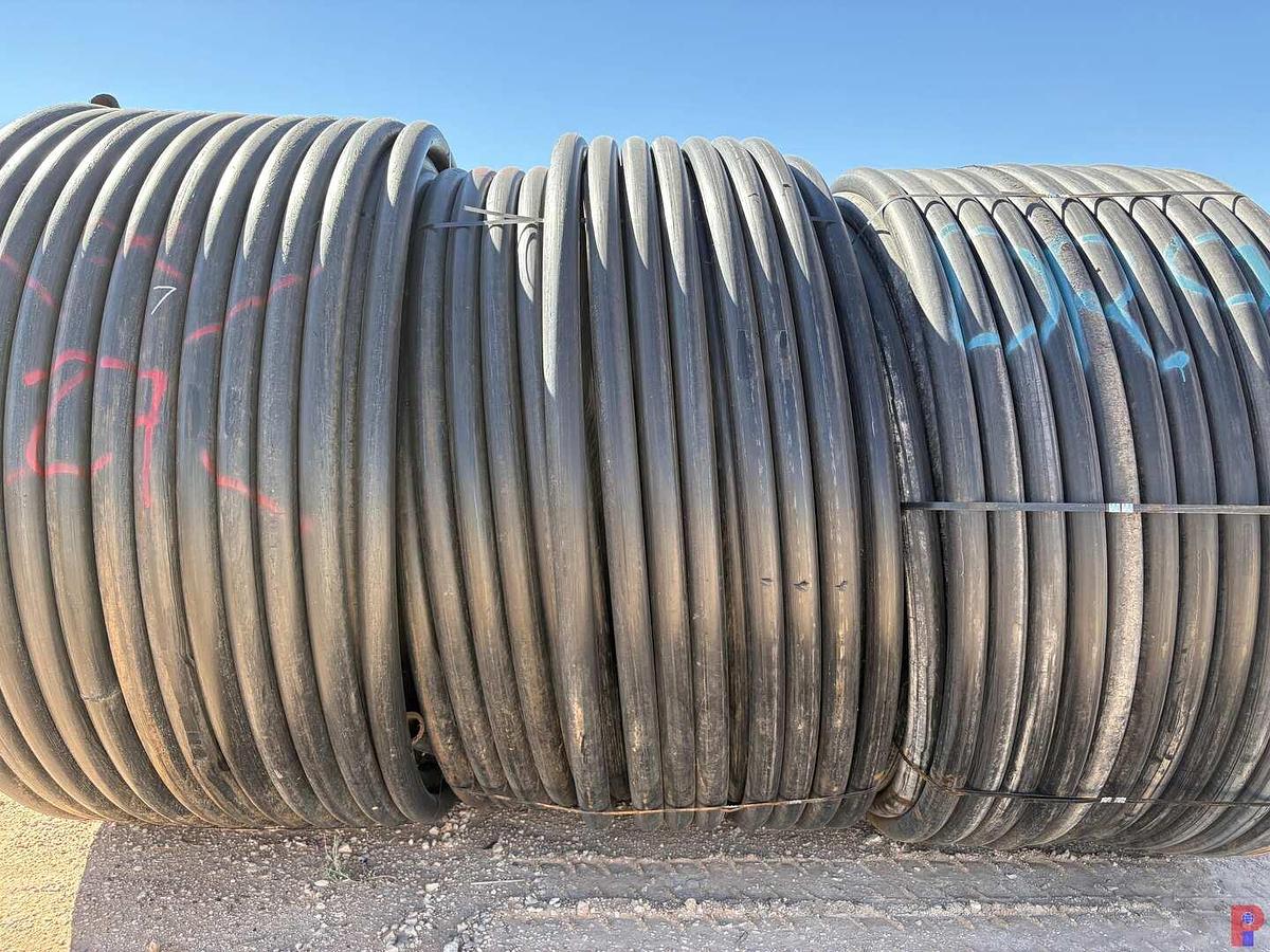 Used 1,000 FOOT ROLL OF 3” IPS DR9 POLY PIPE