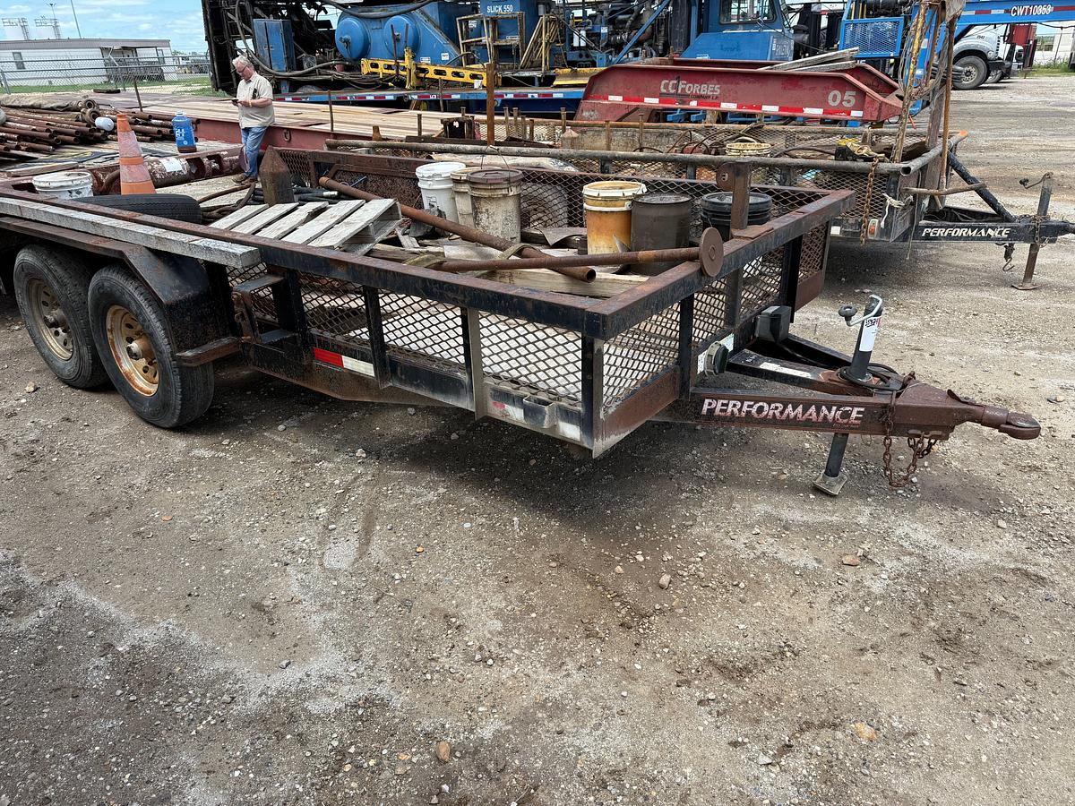 Used 2006 PARKER TRAILERS 14’ X 80” T/A BP UTILITY TRAILER