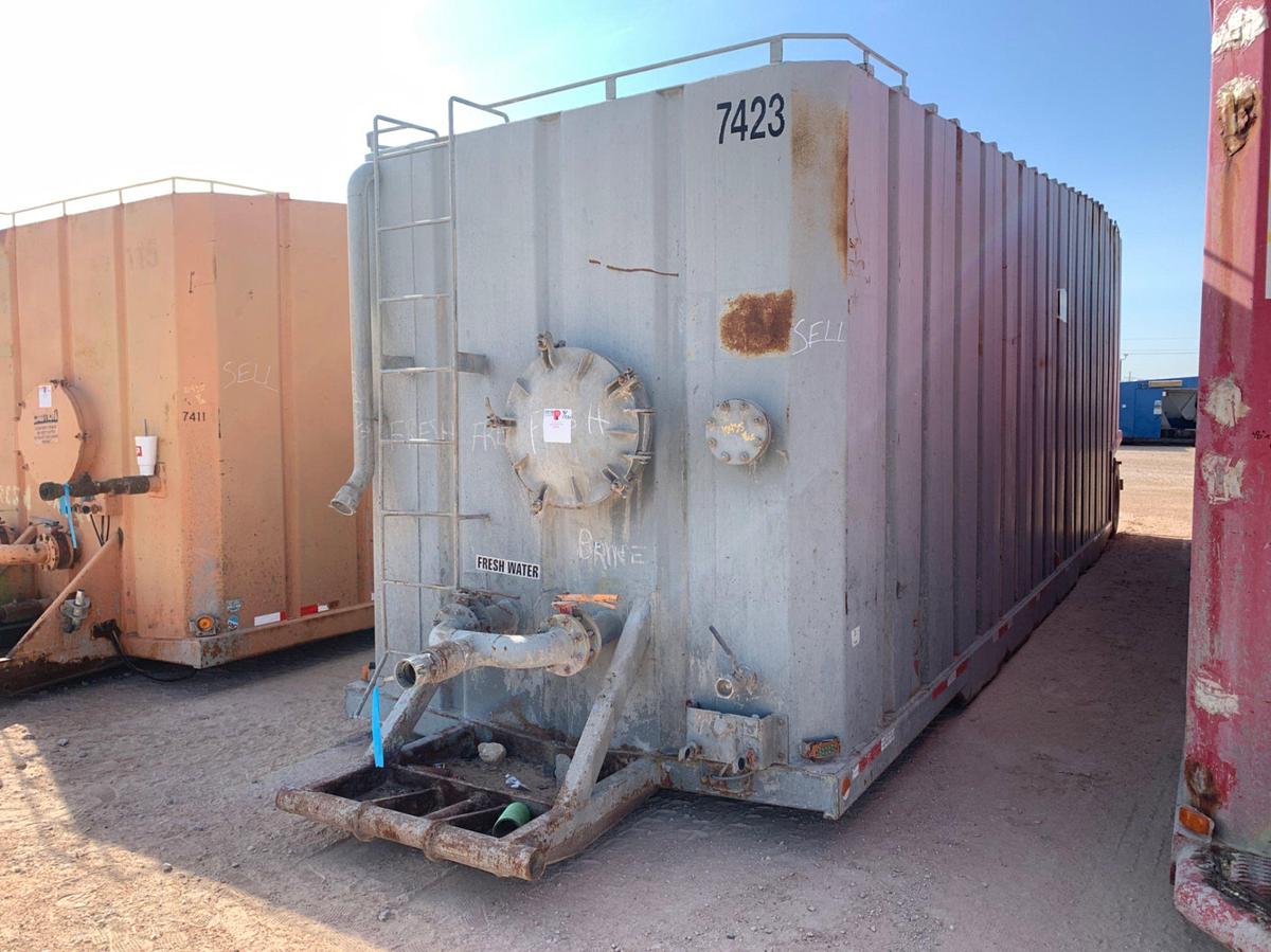 Used 41’L x 8’W x 13’ T 685bbl Rolling Frac Tank