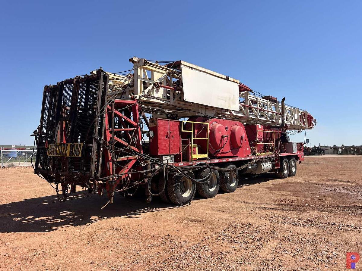 Used 2014 SERVICE KING 575 DD 104’-250K 5-AXLE WELL SERVICE WORKOVER RIG