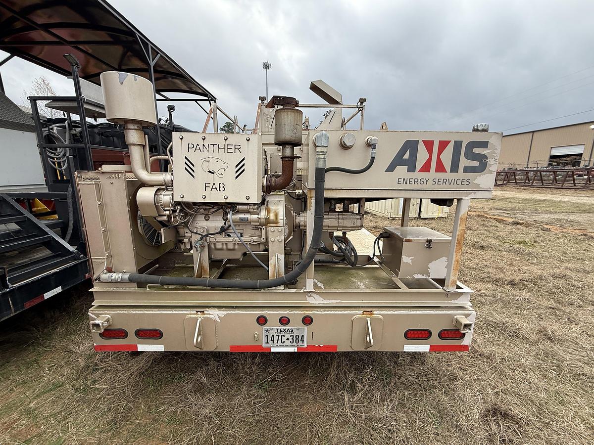 Used 22’ X 102” CEMENT MIXING UNIT MTD ON 2012 BIG TEX 25K GVW DUAL T/A PINTLE HITCH TRAILER