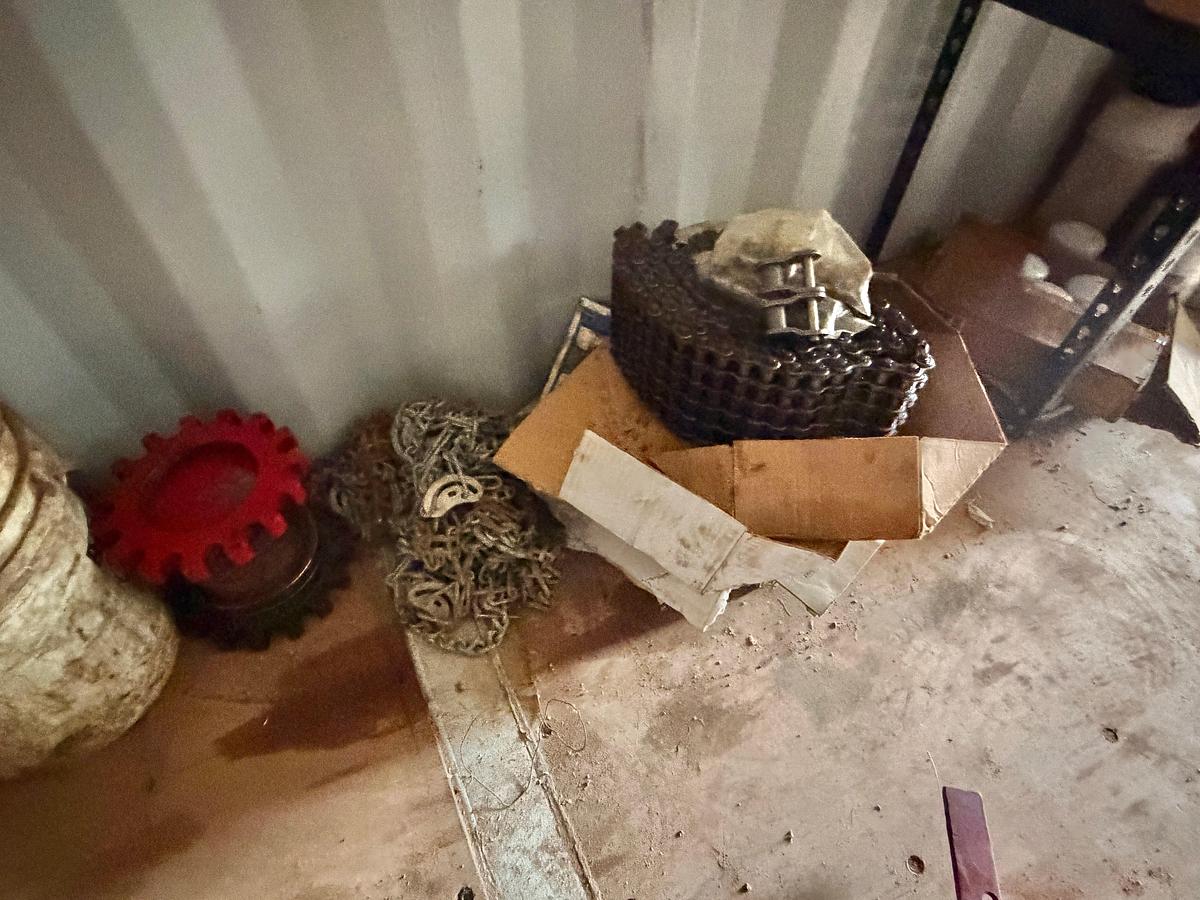 Used 40' HIGH CUBE SEA CONTAINER FULL OF WELL SERVICE RELATED PARTS & SUPPLIES