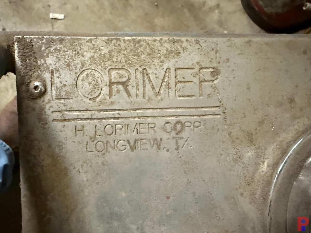 Used LORIMER 20K PSI TEST PUMP UNIT