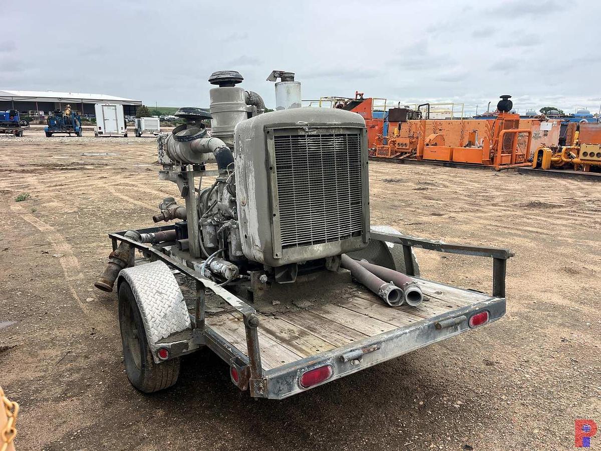 Used SHOPBUILT S/A PORTABLE CEMENT BLOWER TRAILER
