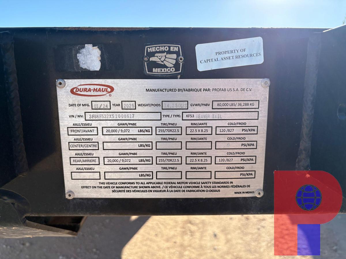 Used 2025 PRO FAB 43’ X 102” T/A STEPDECK TRAILER