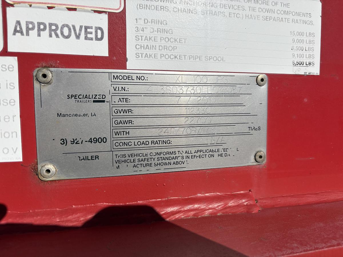 Used 2017 XL-170-MG HEAVY HAUL 9 AXLE RGN TRAILER PKG