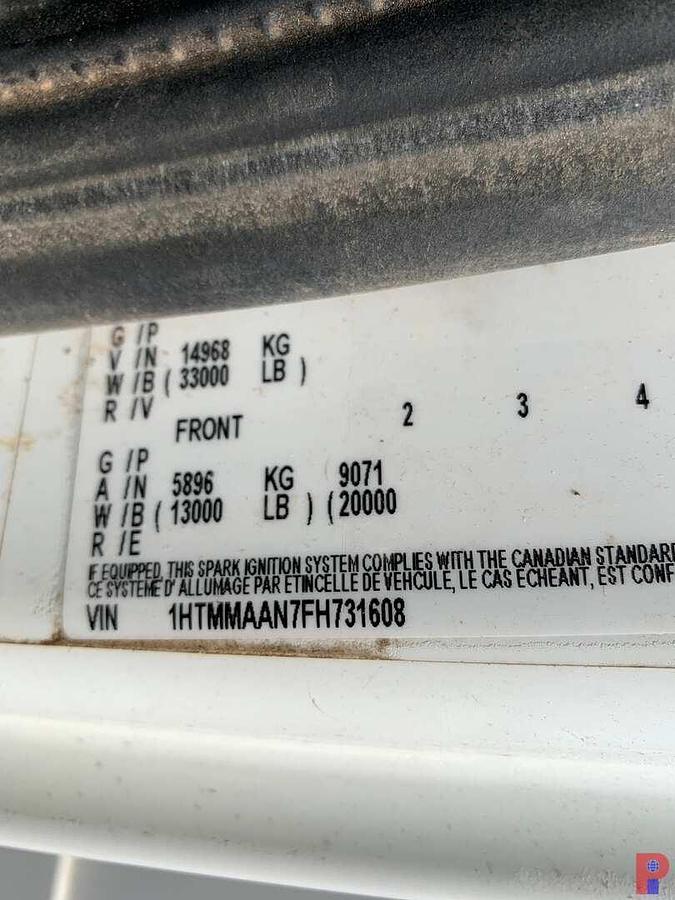 Used 2015 INTERNATIONAL DURASTAR 4300 HI-RANGER 5TC-55 BUCKET TRUCK