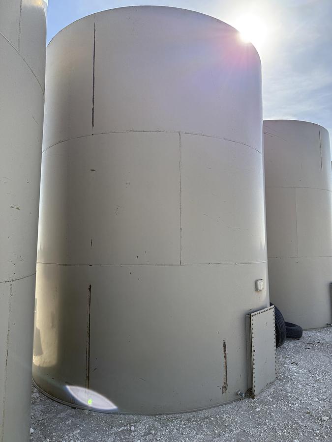 Used 2006 CRALL PRODUCTS 12’ DIA X 15’ H 300 BBL CRUDE OIL STORAGE TANK