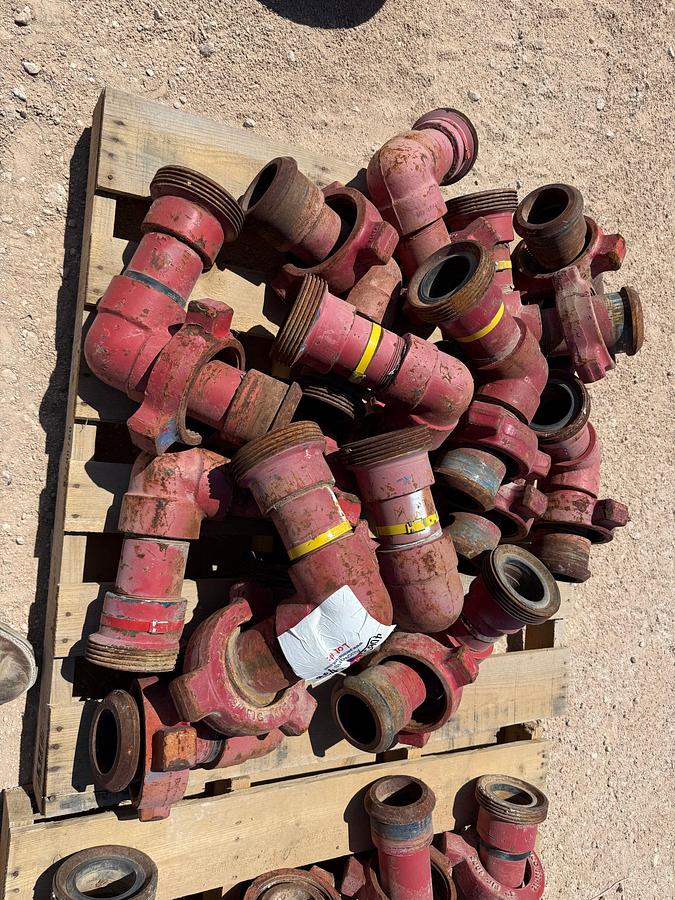 Used PALLET W/ (14) 3” FIG 1002 10K WP ELBOWS