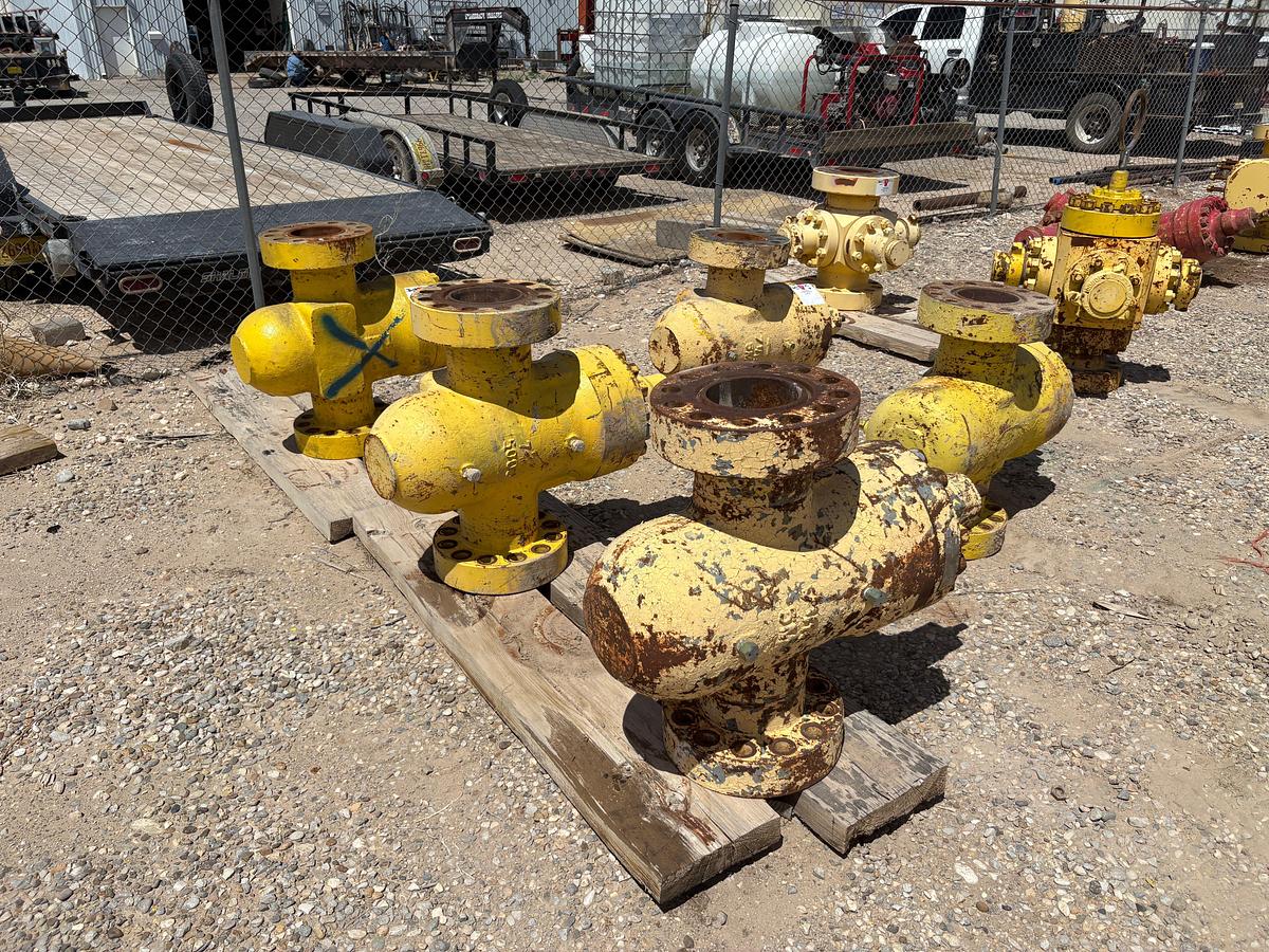 Used (6x$) (6) 7-1/16” 5K gate valves