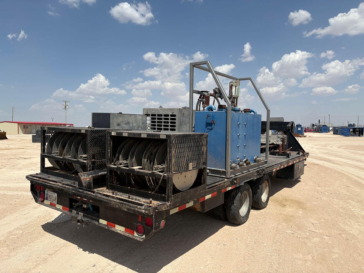 Used STS 24’ x 101” T/A GOOSENECK GREASE INJECTION TRAILER