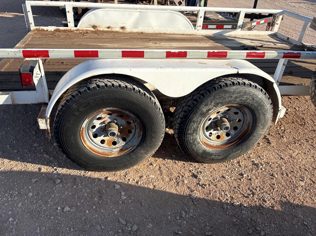 Used 2005 TEXAS BRAGG 12’ X 6.5’ T/A BUMPER PULL UTILITY TRAILER