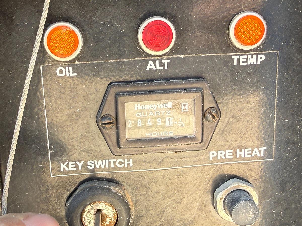 Used SELF CONTAINED 20K WP GREASE INJECTION UNIT COMBO P/B 8.4-KW ISUZU DIESEL GENERATOR