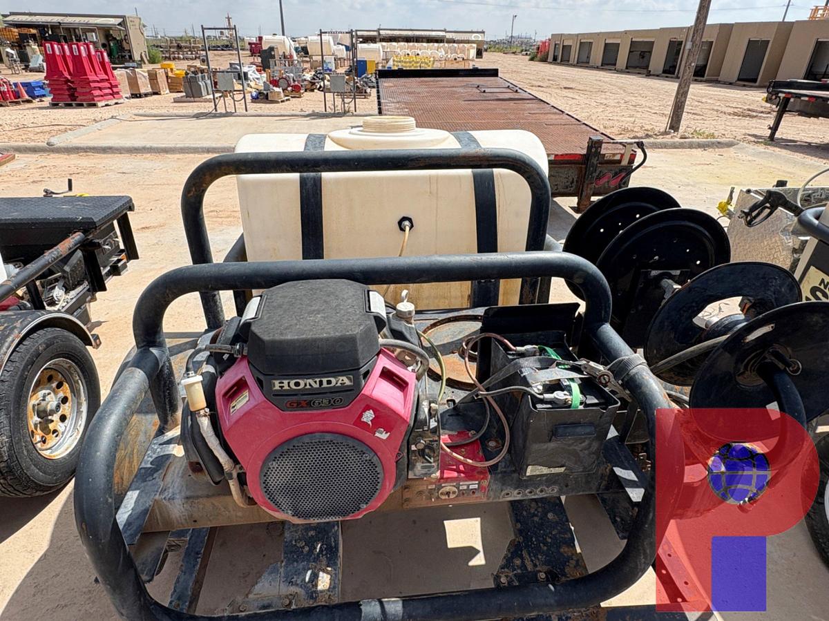 Used 2022 NORTHERN TOOL 7’ X 4.5’ S/A BUMPER PULL PRESSURE WASHER TRAILER