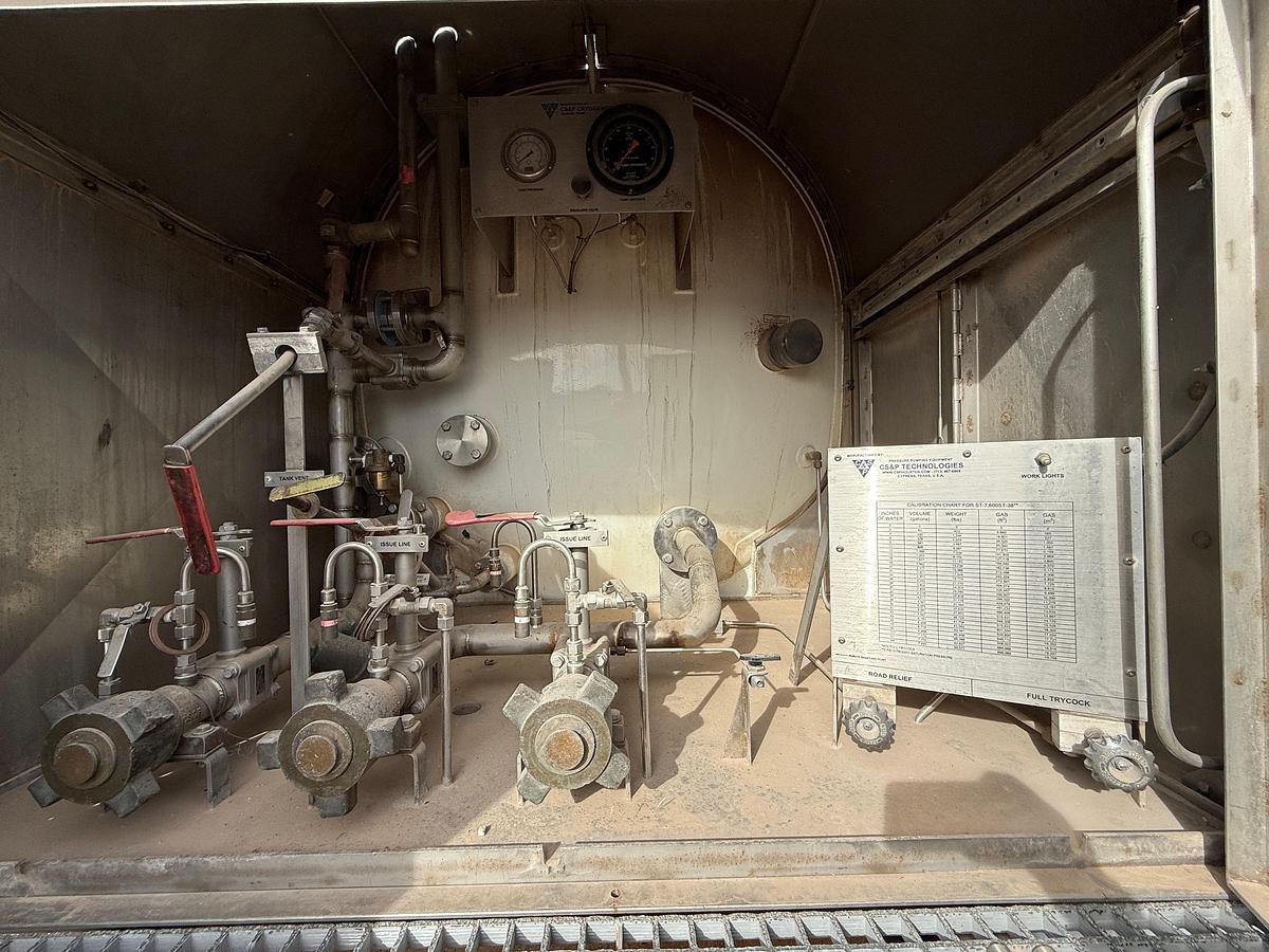 Used 2009 CS&P 7,600 GAL. LN2 NITROGEN T/A TRANSPORT TRAILER