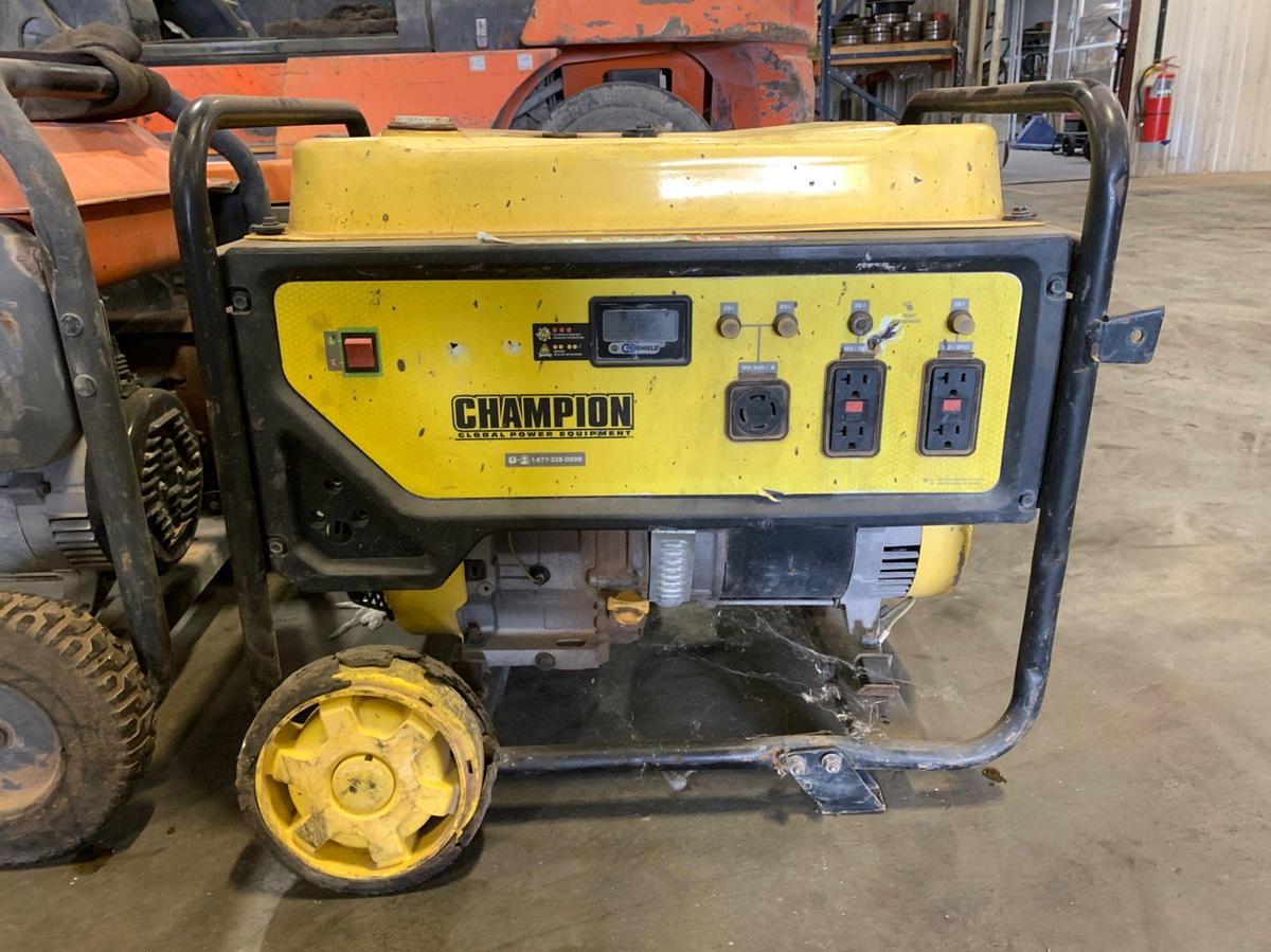 Used Generac GP 6500, and Champion Gobal Power Gas Generators