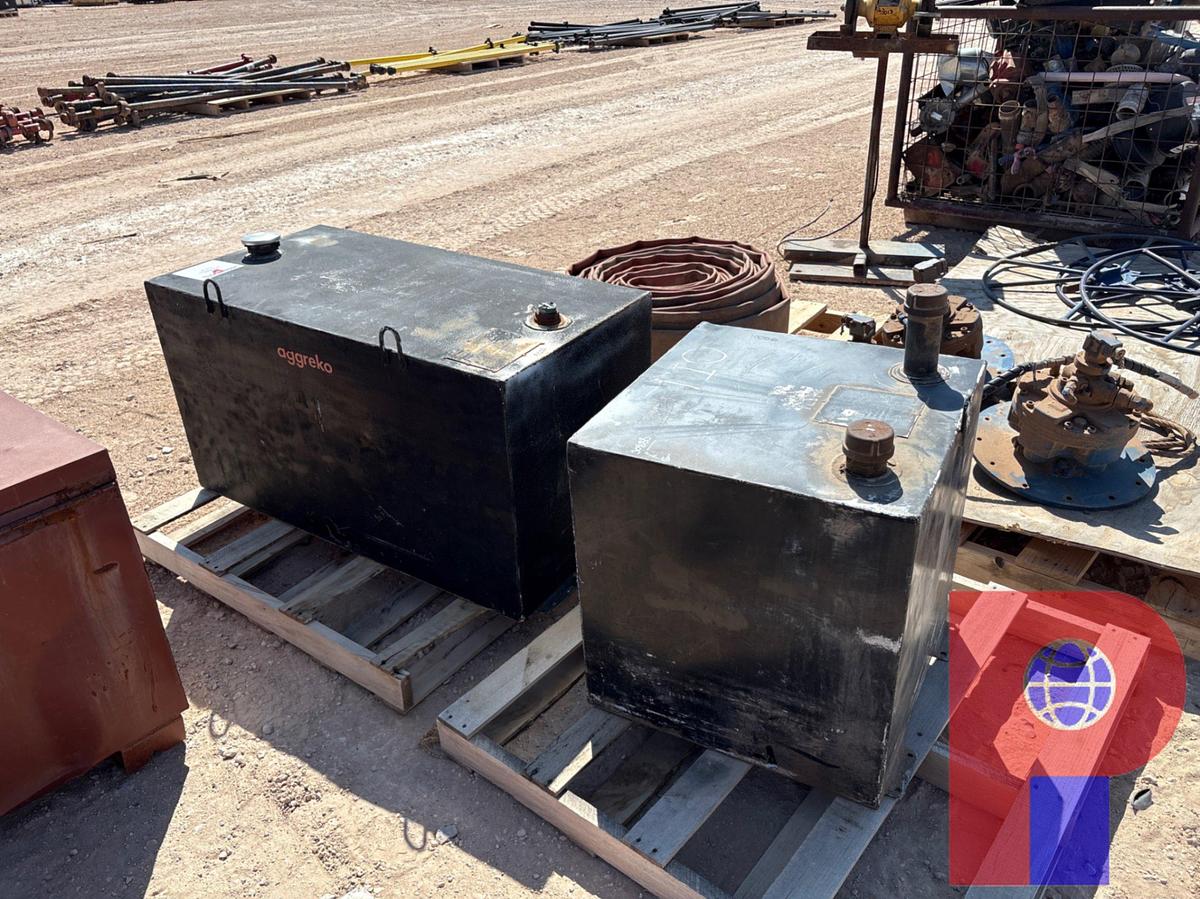 Used (2) FUEL & OIL TRANSFER TANKS
