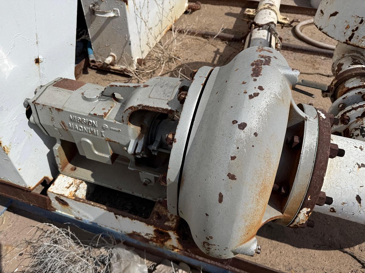 Used 2011 GARDNER DENVER PZ11 TRIPLEX DRILLING MUD PUMP P/B CATERPILLAR 3512, SKIDDED