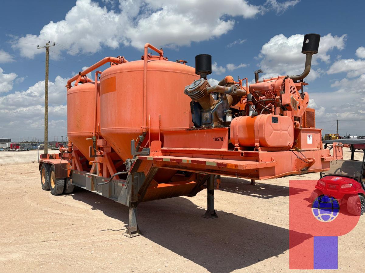 Used 33’ X 8’ T/A 2-POD DRY BULK CEMENT TRAILER