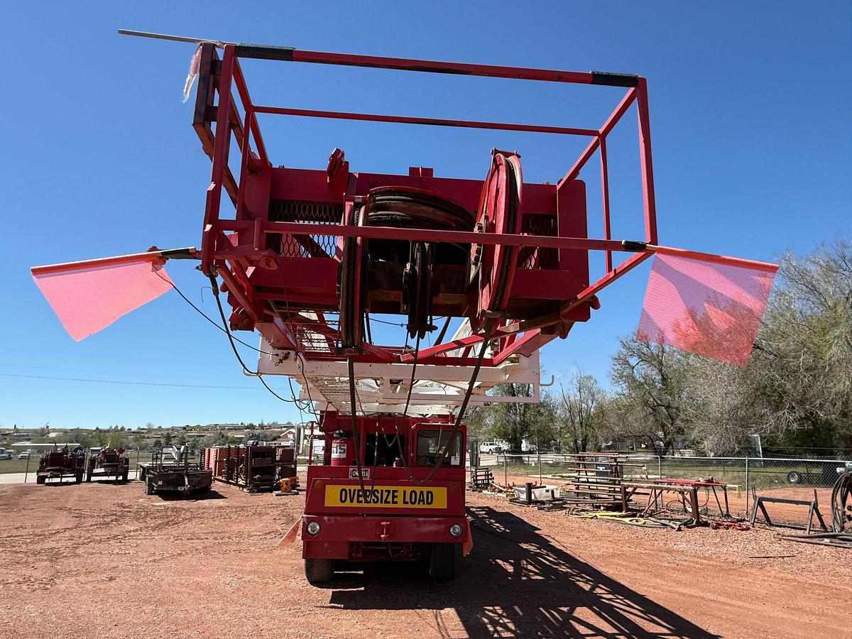 Used 1984 CRANE CARRIER W5384A DD 108’-267K 5-AXLE WELL SERVICE WORKOVER RIG