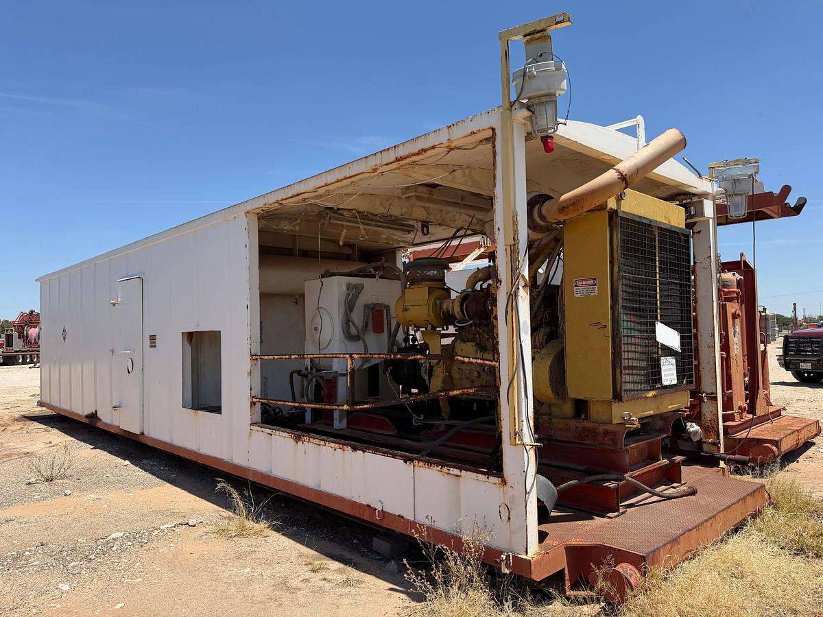 Used Walker Neer Hydraulic Power Unit House W/ Parts Room & Diesel Tank