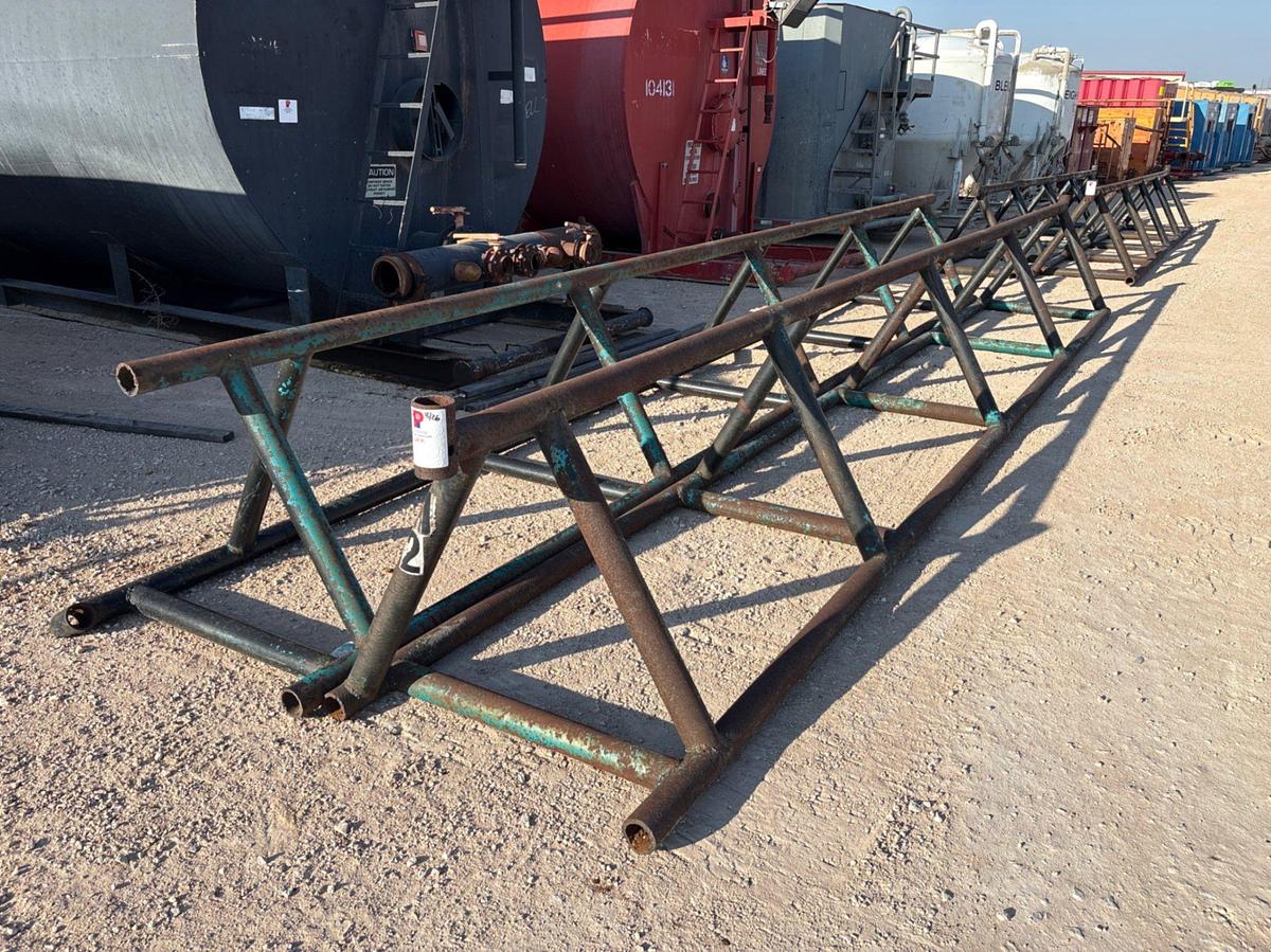 Used (2x$) 25’ x 36” triangle pipe racks