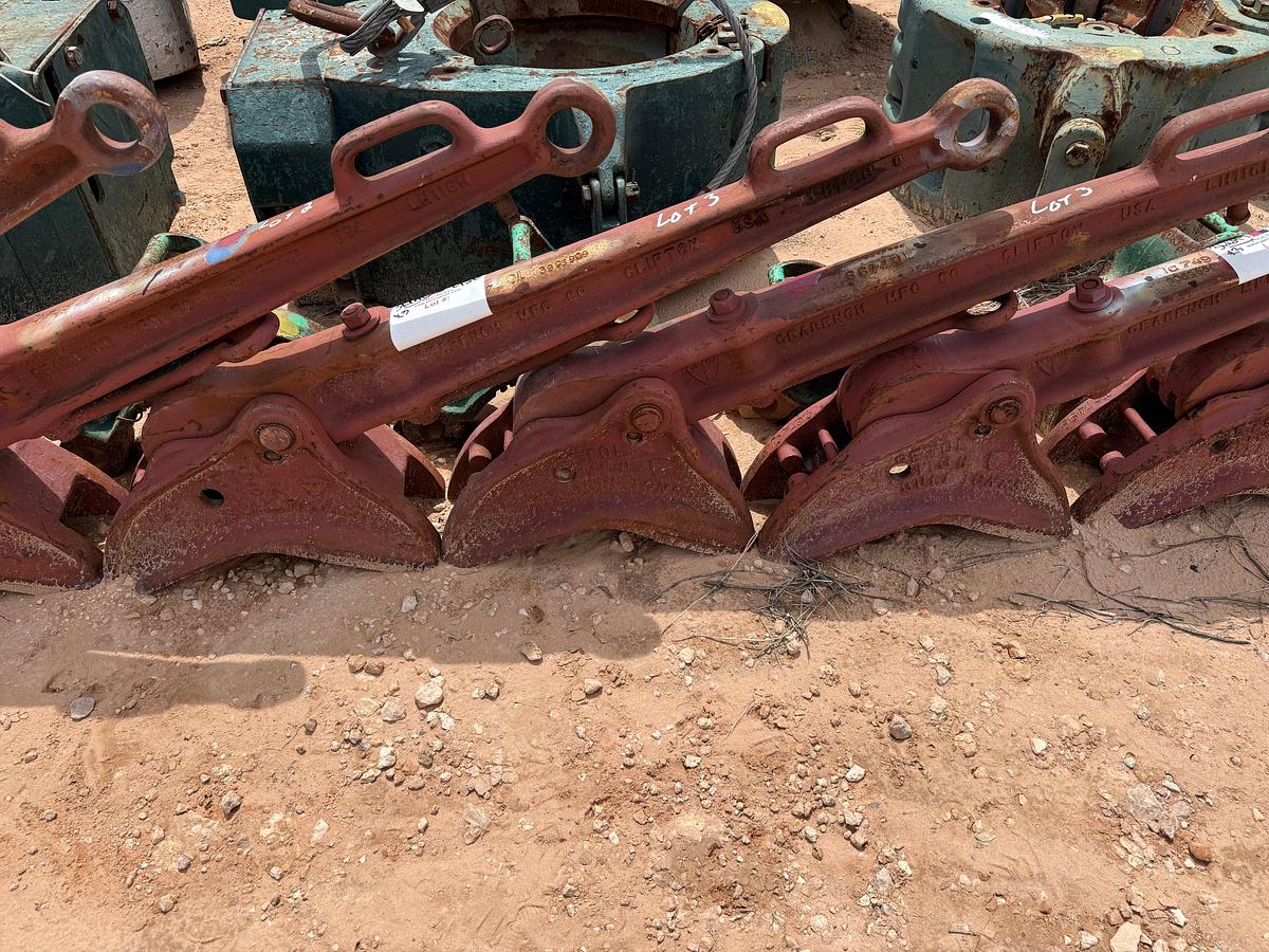 Used (3) PETOL 16” TO 40” IN. OD. MANUAL BULL TONGS