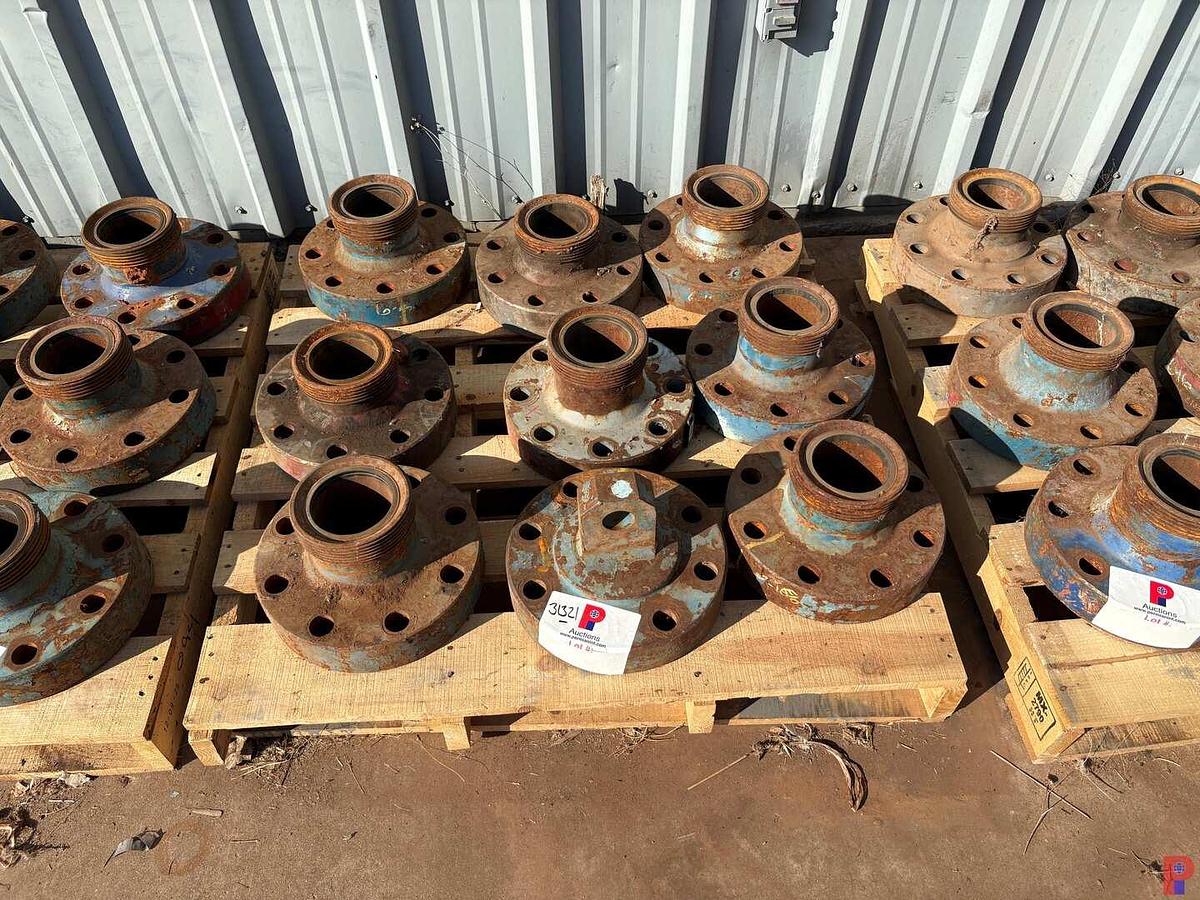 Used (9X$) (8) 4” WECO FLANGES (1) 4” LIFT FLANGE