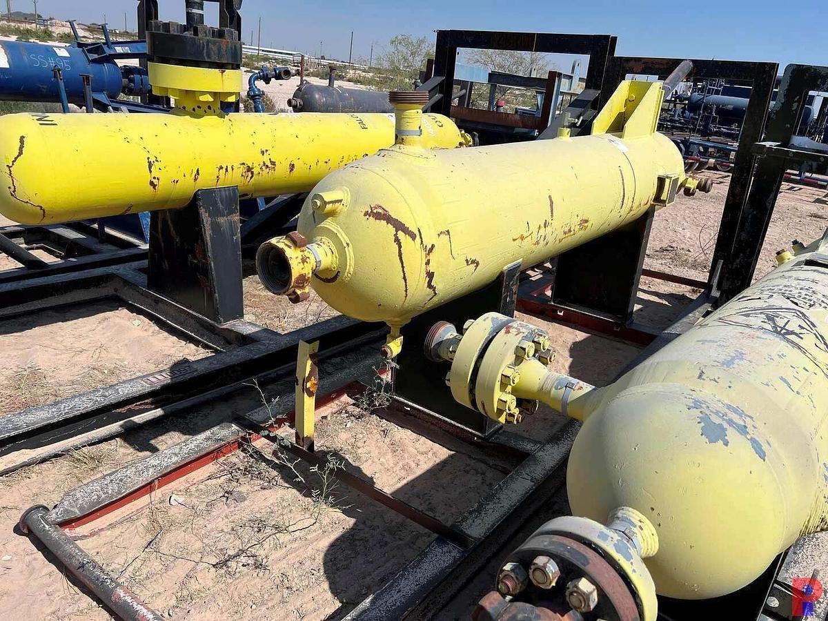 Used SKID MTD 18” X 10’ 5000PSI VERTICAL SAND SEPARATOR