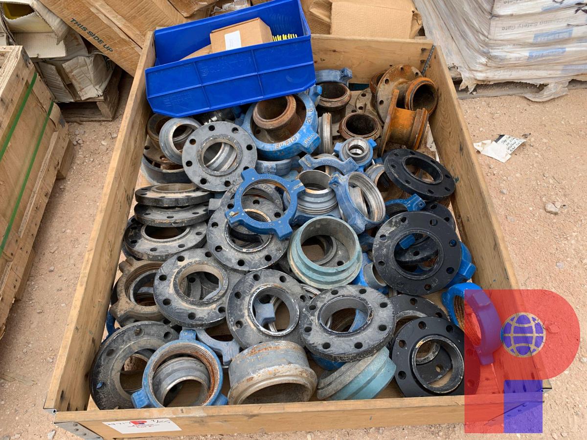 Used 4” FLANGES, 4” HAMMER UNIONS