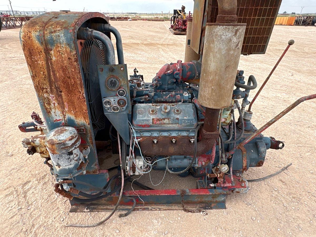 Used Detroit diesel 6v71 engine w/ Eaton 5-speed transmission