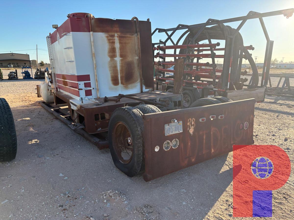 Used SHOPBUILT 20’ X 8’ S/A TANK TRANSPORT TRAILER & HOT OIL TRUCK BODY