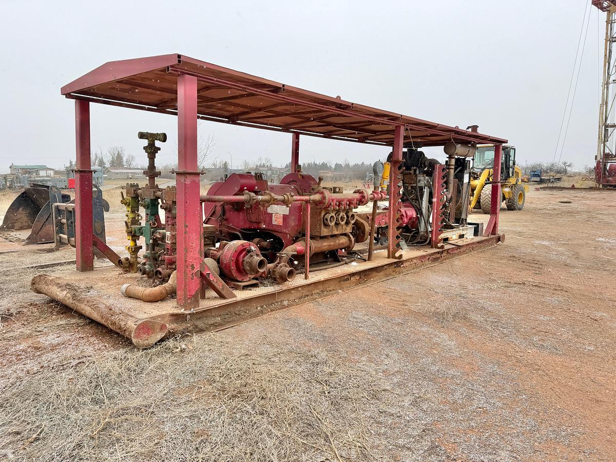 Used 2009 GARDNER DENVER PAH 10K TRIPLEX MUD PUMP