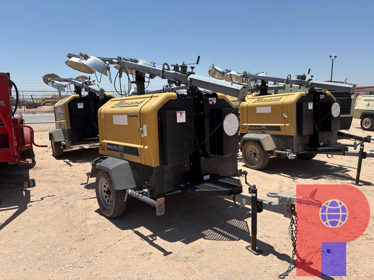 Used ALLMAND MIX-LITE S/A BUMPER PULL 8KW LIGHT TOWER/GENERATOR TRAILER