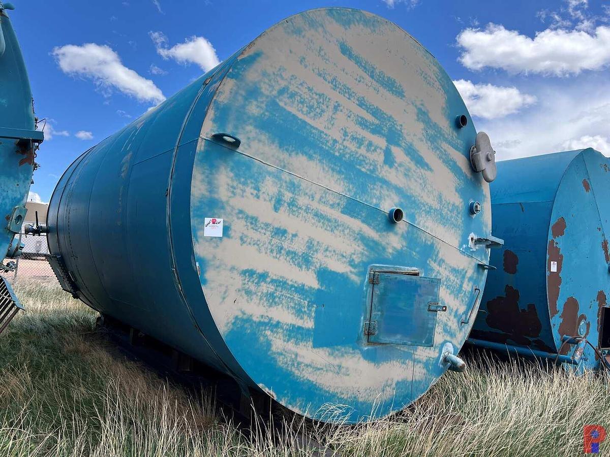 Used NATCO SKIDDED 12’DIAMETER X 20’H 400BBL VERTICAL STORAGE TANKP