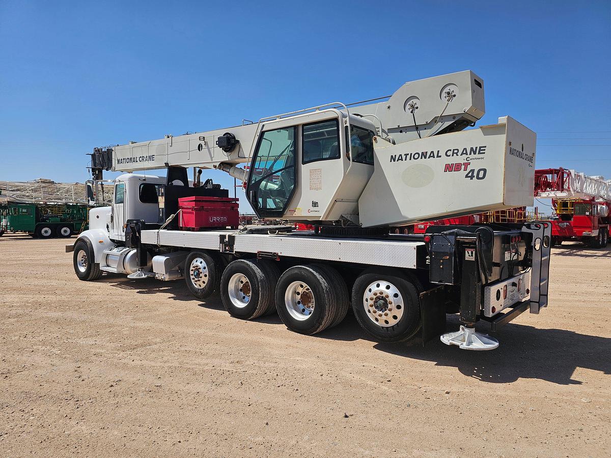 Used 2013 NATIONAL NBT-40 40 TON CRANE MTD ON 2013 PETERBILT 367