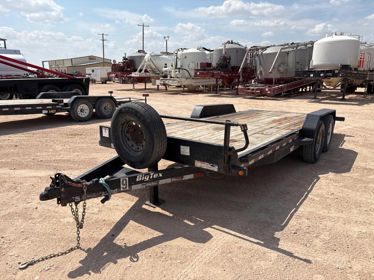 Used 2017 BIG TEX 20’ X 7’ T/A BUMPER PULL CAR HAULER TRAILER