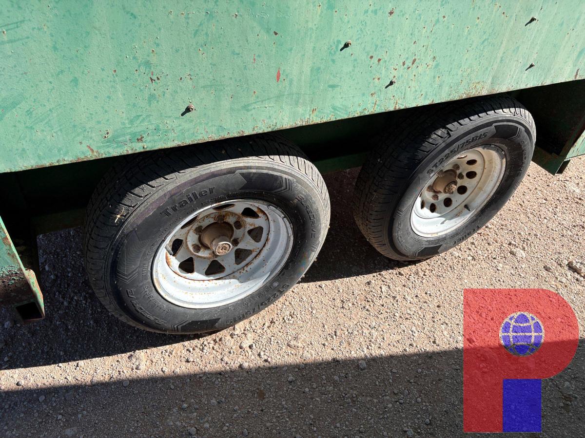 Used SHOPBUILT 10’ X 7’ T/A BUMPER PULL DOGHOUSE TRAILER