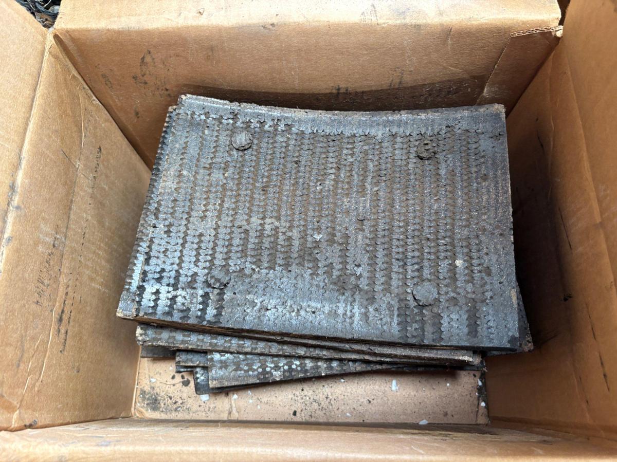 Used (2 pallets) assorted brake pads f/ draw works & assorted safety harnesses