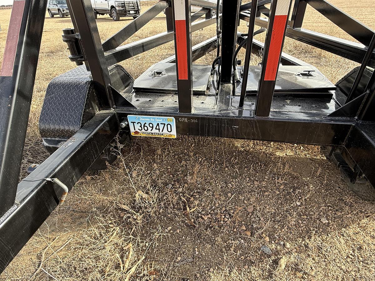 Used 2014 HORSE CREEK MANUFACTURING & FAB 4-1/2” DIA. X 38’L S/A FLARE STACK TRAILER