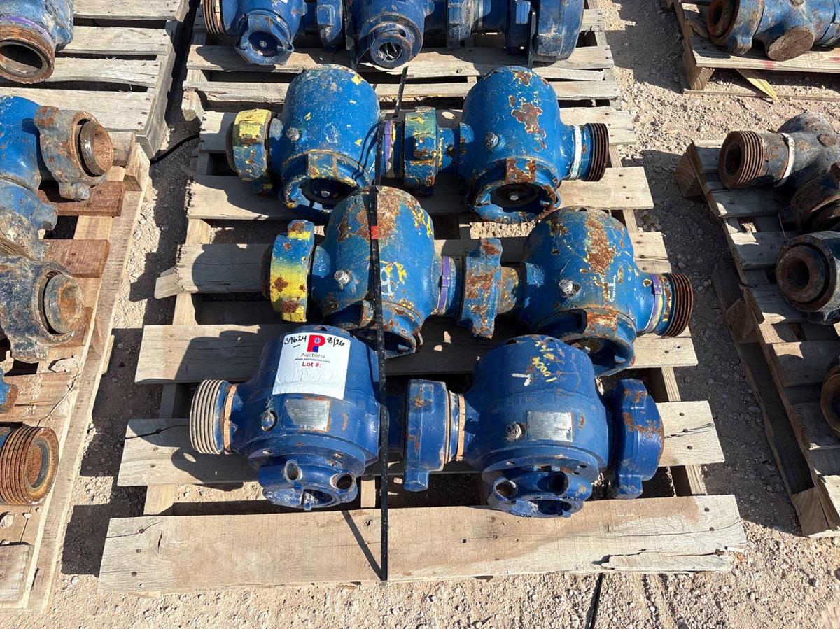 Used (6x$) 3” 1502 plug valves
